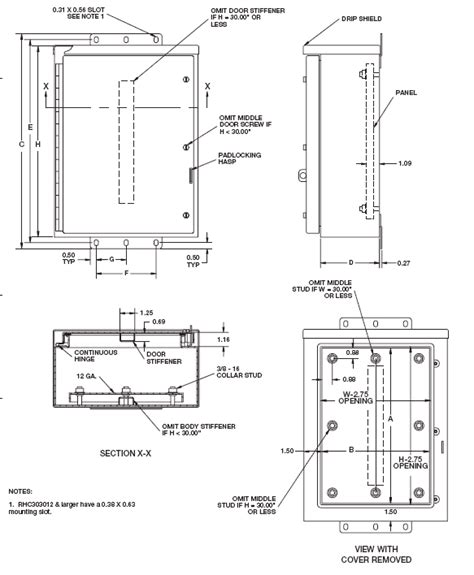 asr-8 junction box enclosure|exeq junction box dimensions.